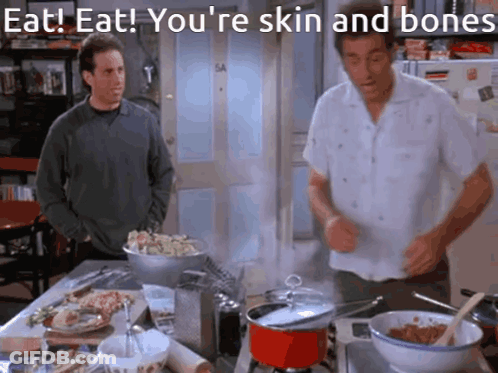 Man And Woman Sitting At Table Saying Or If We Know How To Solve Crimes GIF