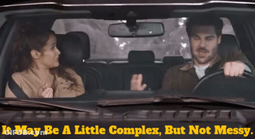Man And Woman Sitting In Car GIF