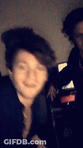 Man And Woman Sitting In Car With Eyes Closed GIF