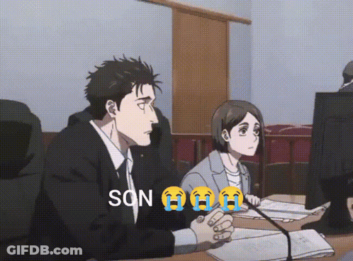 Man And Woman Sitting In Front Of Computer GIF