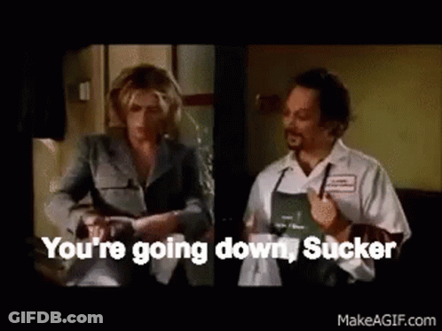 Man And Woman Sitting In Room Talking GIF