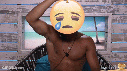 Man And Woman Sitting Love Island GIF