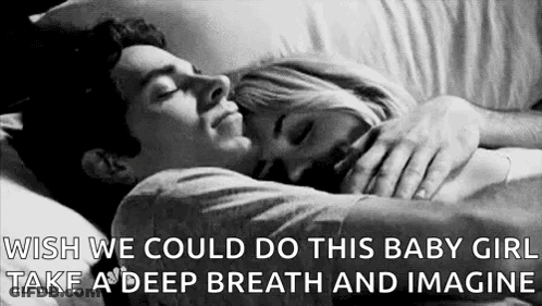 Man And Woman Sleeping In Bed GIF