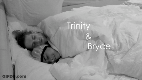 Man And Woman Sleeping Under Blanket Trinity And Bryce GIF