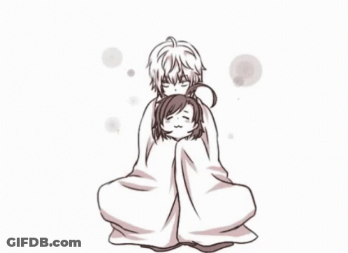 Man And Woman Sleeping Under Blanket With Zzz GIF