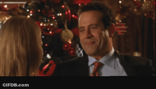 Man And Woman Smiling At Each Other GIF