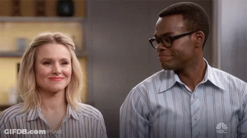 Man And Woman Smiling Together GIF