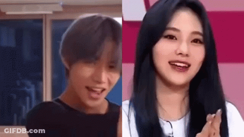 Man And Woman Smiling Together Woman Long Black Hair GIF
