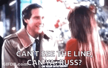 Man And Woman Standing And Talking GIF