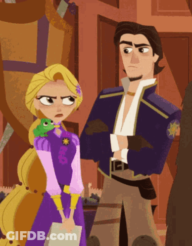 Man And Woman Standing In Room GIF