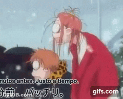 Man And Woman Standing In Snowy Scene GIF