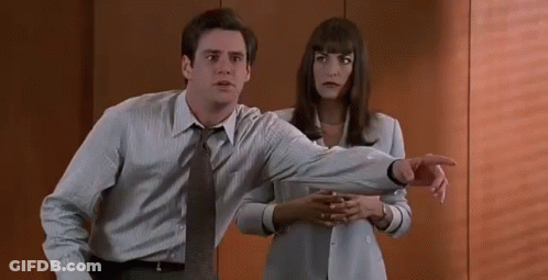 Man And Woman Standing Man Pointing GIF