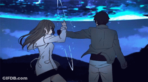 Man And Woman Standing Next To Each Other GIF