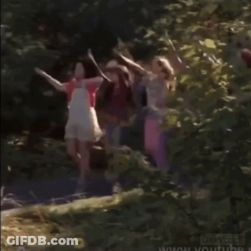 Man And Woman Standing Side By Side GIF