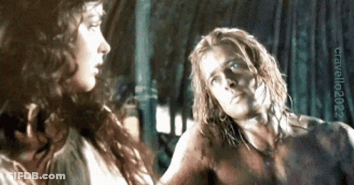 Man And Woman Standing Side By Side GIF