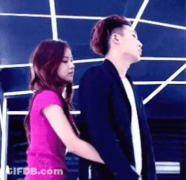 Man And Woman Standing Together GIF