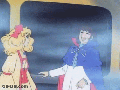 Man And Woman Standing Together Cartoon GIF