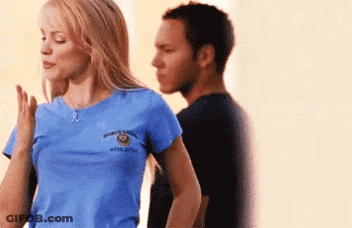 Man And Woman Standing Together GIF