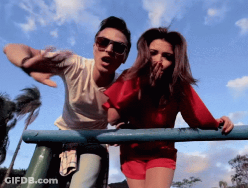 Man And Woman Standing Together GIF
