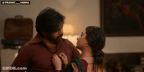 Man And Woman Standing Together Pranay Varma GIF