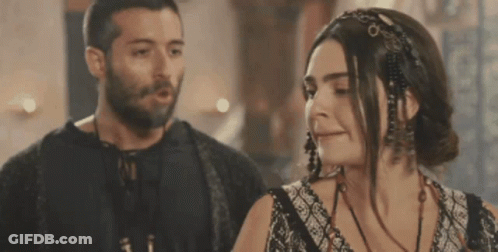Man And Woman Standing Together GIF