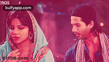 Man And Woman Standing Together GIF