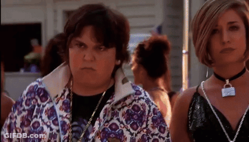 Man And Woman Standing Together With Choker GIF