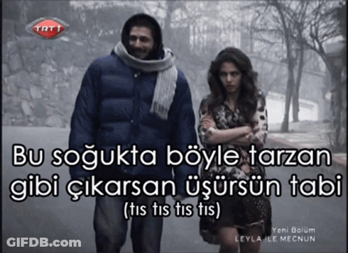 Man And Woman Standing Together With TRT Logo GIF