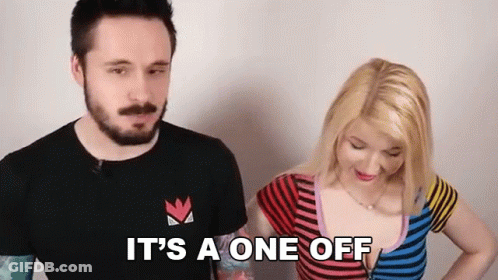 Man And Woman Standing Together Woman In Colorful Striped Shirt GIF