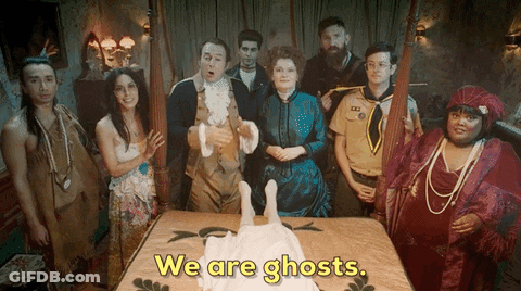 Man And Woman Standing Together Woman With Blood On Face GIF