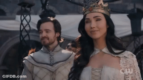 Man And Woman Standing Together, Woman With Crown GIF