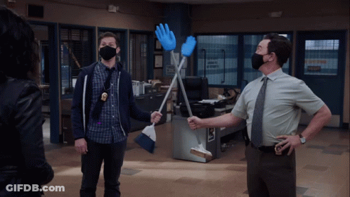 Man And Woman Standing With Noooooo GIF