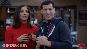 Man And Woman Standing With Word Nothing GIF
