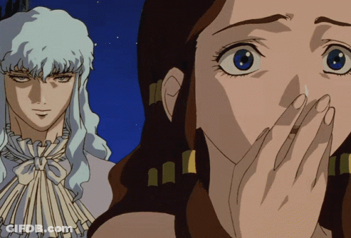 Man And Woman Standing Woman Covering Mouth GIF
