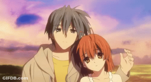 Man And Woman Sunset GIF