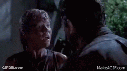 Man And Woman Talking GIF