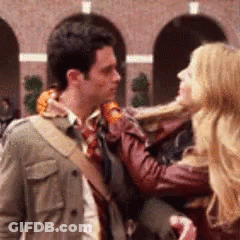 Man And Woman Talking GIF