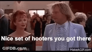 Man And Woman Talking At Party GIF