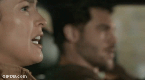 Man And Woman Talking In Car GIF