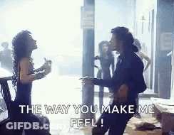 Man And Woman Talking GIF