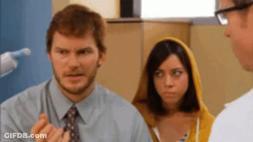 Man And Woman Talking GIF