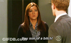 Man And Woman Talking Woman Says You Son Of A Bitch GIF
