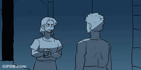 Man And Woman The Odds Can Be Tilted GIF
