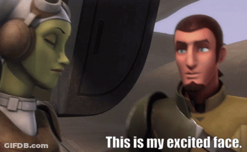 Man And Woman This Is My Excited Face GIF