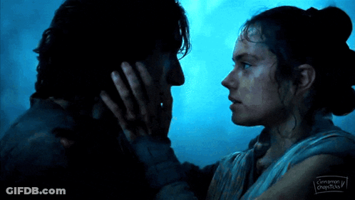 Man And Woman Touching Faces Cinnamon Crispiness GIF