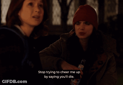 Man And Woman Video Call Earbuds GIF