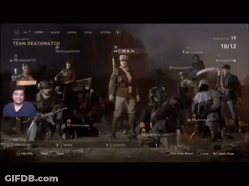 Man And Woman Walking Saying To The War GIF
