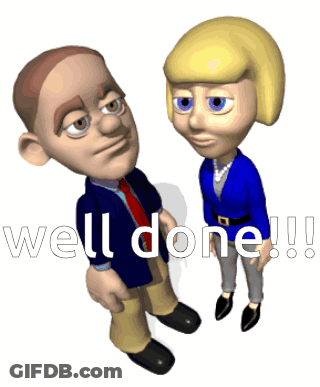 Man And Woman Well Done GIF