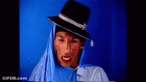 Man And Woman With Chicago Fire Advertisement GIF