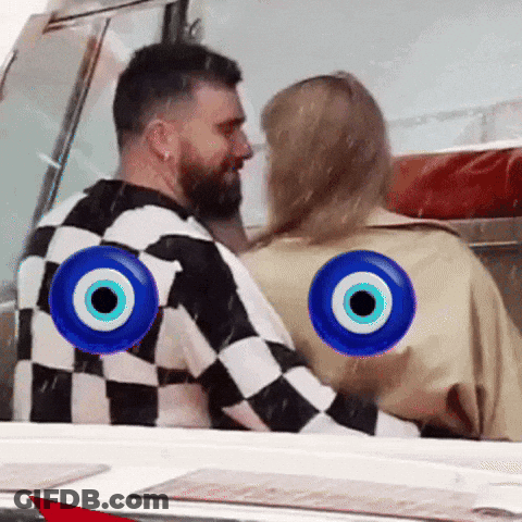 Man And Woman With Evil Eye Shirts GIF
